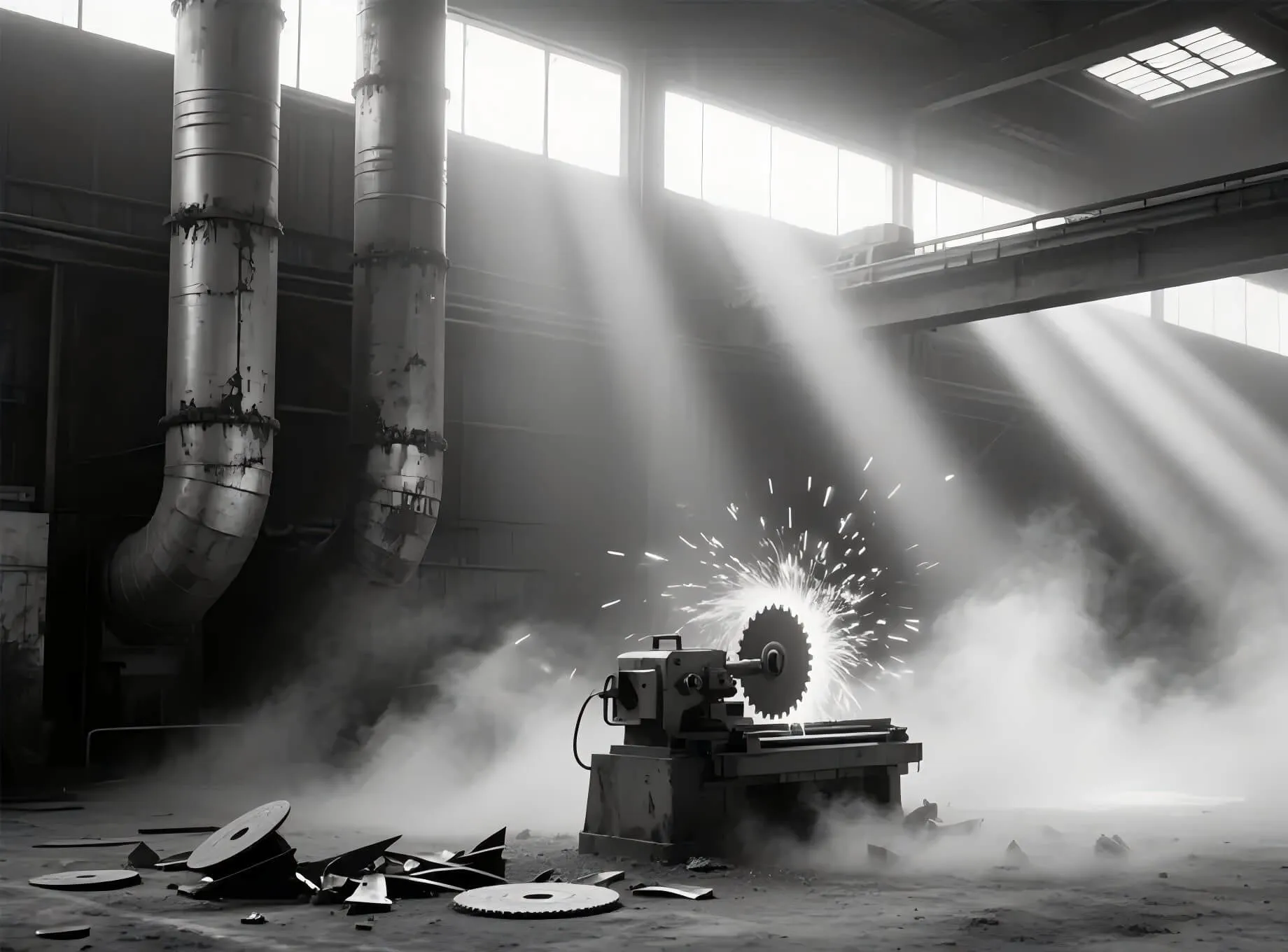 غبار محمول جواً على نطاق المصنع