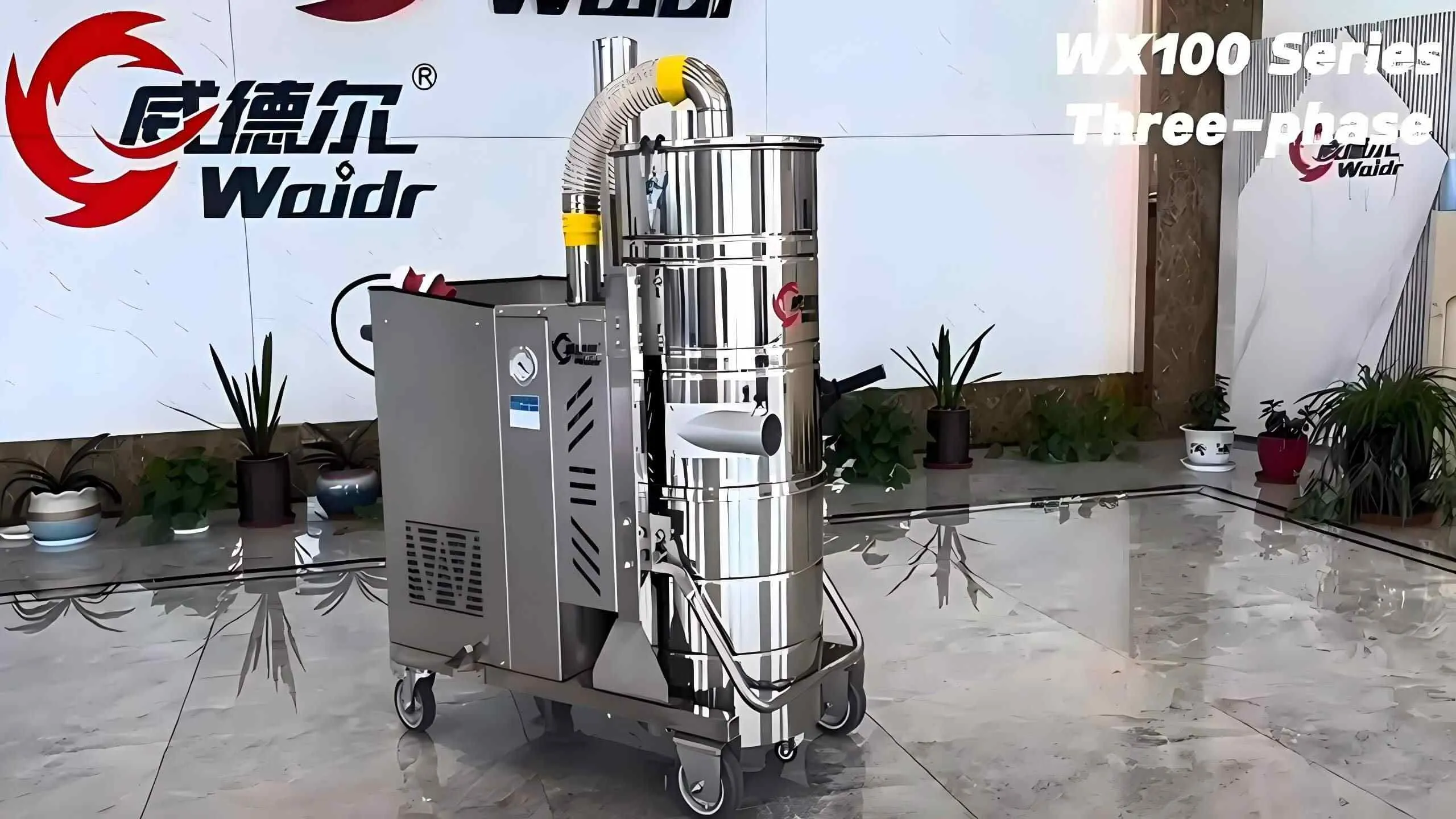 مكنسة كهربائية صناعية عرض الفيديو